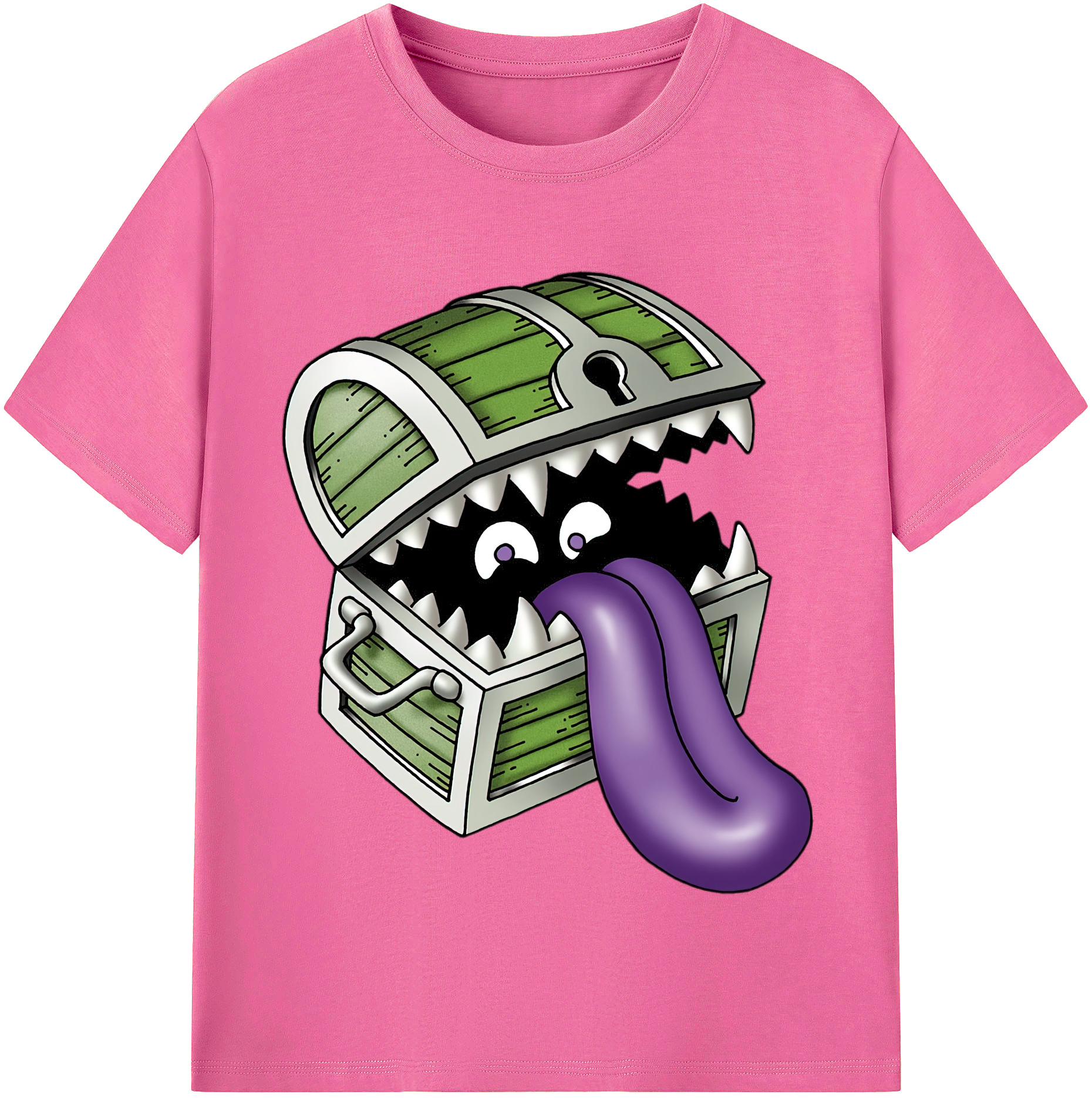 （画像用） ドラゴンクエスト Doragon Kuesuto Dragon Quest レディースカジュアルプリントTシャツ（綿100％）